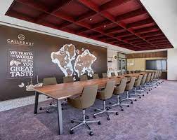 Barry Callebaut Offices Chocolate Academy Istanbul Office Snapshots Conference Room Design Office Interior Design Meeting Room Design