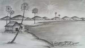 In this video, you will learn how to draw a landscape and also find some pencil drawing ideas. How To Draw Nature Scenery With Pencil Step By Step Youtube