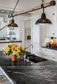 Maybe you would like to learn more about one of these? The Room May Receive Welcoming Glow Thanks To Big Pendant Lighting That Gives Stai Rustic Kitchen Lighting Kitchen Lighting Over Table Farmhouse Kitchen Design