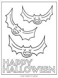 Halloween is the absolute busiest time of year for woo! Cute Free Halloween Coloring Pages Fun Thrifty Mom