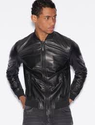 With the legend giorgio armani on the way to the white house state dinner hosted by the president and mrs obama in honor of our italian prime minister matteo renzi @armani wearing armani prive' 🇺🇸 ️🇮🇹 #statedinner. Armani Exchange Made In Italy Sheep Leather Bomber Blouson Jacket For Men A X Online Store