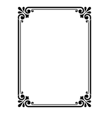 Simple Ornamental Decorative Frame Vector 652257 By 100ker On Vectorstock Frame Border Design Page Borders Design Simple Borders