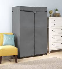The closet's five strong shelves offer sorting options and its two hanging bars provide a space for hanging garments. Buy Whitmor Cover Only For Double Rod Closet With Heavy Duty Zipper Gray Online In Vietnam B00hfjvt5o