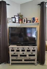 Corner Shelf Display Above Tv Home Living Room Living Room Corner Home