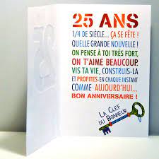 Cadeau Anniversaire Homme 25 Ans Trick Anniversaire 25 Ans Cadeau Anniversaire Homme Carte Anniversaire