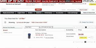 ac delco oil filter cross reference chart