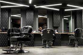 Specialising in professional hot towel shaves, modern and classice men's hair cuts. Modern Barber Shop Interior Design Ideas