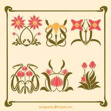 Check spelling or type a new query. Art Nouveau Floral Images Free Vectors Stock Photos Psd