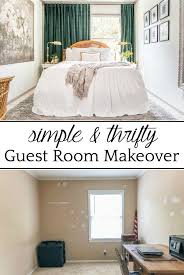 It's also teeming with clever storage solutions to make the room feel much bigger than it really is. Our Guest Bedroom Makeover Reveal Small Guest Bedroom Guest Bedroom Makeover Guest Bedrooms