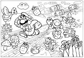 I can just see it now; Videogameart Tidbits On Twitter High Resolution Scans From A 1989 Super Mario Bros Coloring Book Part 3 Of 3