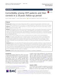Pdf Comorbidity Among Hht Patients And Their Controls In A 20 Years Follow Up Period