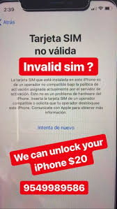It should be connected to a different network from the one on . Tarjeta Sim No Valida Iphone Xs Max Tarjetas Relacionadas