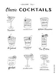 Mad Men Era Drinks Classic Cocktails Bar Decor Mid Century Etsy Classic Cocktails Cocktails Cocktail Art