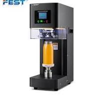 FEST High Quality High Speed Full Automatic Pop Can Sealing Machine Soda  Plastic Can Sealing Machine