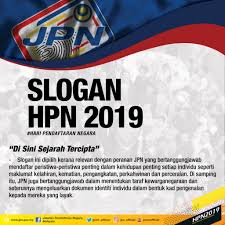 Jabatan pendaftaran negara jpn logo. Jpn Malaysia A Twitter Slogan Hpn 2019