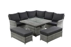 The gorgeous hammertone bronze finish beautifully complements the scrolled cocktail table base. Heritage Tuscan Grand Square Table With Fire Pit