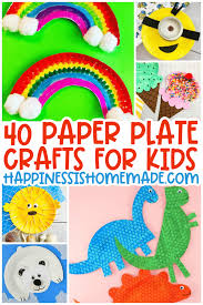 Celebrate the holiday with thanksgiving crafts for kids. 40 Paper Plate Crafts For Kids Happiness Is Homemade