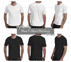 White t shirt front and back view realistic vector. 1289 T Shirt Mockup Back Psd Free Mockups Design Free Psd Mockup All Template Design Assets