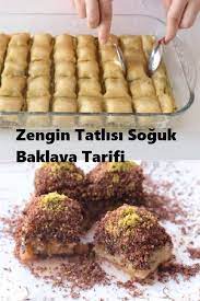 Diyarbakır'da çok güzel yapmaktalar ve yaz aylarında en çok tüketilen tatlı. Zengin Tatlisi Soguk Baklava Tarifi Iyi Hobi Food And Drink Food Baklava