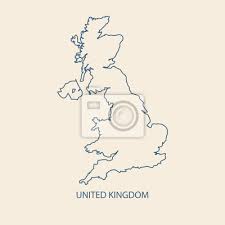Search the world's information, including webpages, images, videos and more. Uk Karte Vektor Grossbritannien Kartenansicht Umrissvektor Leinwandbilder Bilder Cambridge Wales Cornwall Myloview De