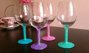Cupcakes Couture Diy Glitter Wine Glasses Glitter Wine Glasses Diy Glitter Wine Glasses Diy Wine Glasses