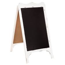 White Wood Chalkboard Easel Hobby Lobby 1545466