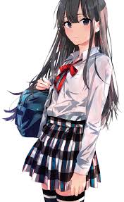 beautiful anime girls 7anime net アニメの毛 黒髪 ロング イラスト 芸術的アニメ少女