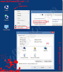 To change the desktop background in windows 10, click start > settings > personalization. How To Show Control Panel My Computer Network On Windows 8 8 1 Desktop And Win 10