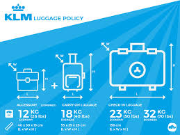 Klm Excess Baggage Baggage Allowance And Charges On Klm