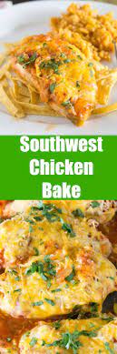 Southwest Baked Chicken A Baked Chicken Recipe That Is Ready In No Time With Tons Of Flavor Just Easy Chicken Recipes Chicken Recipes Easy Cooking Recipes