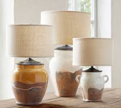 Saratoga Rustic Pottery Table Lamp Base Potterybarn Pottery Barn Lamp Shades Bedside Lamps Rustic Pottery Barn Table Lamp