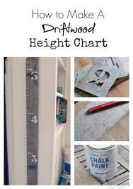 A Driftwood Height Chart Inspire Me Diy Height Chart Diy
