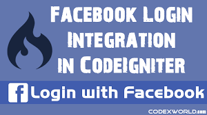 Login With Facebook In Codeigniter Codexworld Web Development Tutorial Facebook Login