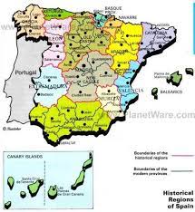 Spain's provincial system was recognized in its 1978 constitution but. Nice Map Of Spain Regions Map Of Spain Provinces Of Spain Amazing Maps