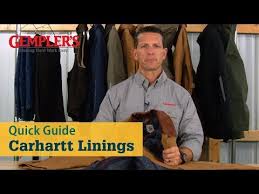 Quick Guide To Carhartt Linings To Select The Best Workwear For You Workwear Tips From Gemplers