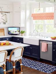 colorful california kitchen