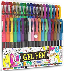 I use gel pens to create colorful art. Nylea 36 Pack Glitter Gel Pens For Adult Coloring Fine Tipped And Comfortable Grip Gel Markers Set For Writing Drawing Sketching Highlighting Kid Doodling And Bullet Journaling Pricepulse