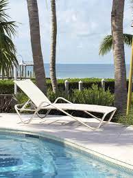 Hospitality Rattan Outdoor Athens Whitewash Woven Chaise Lounge Outdoor Chaise Outdoor Chaise Lounge Patio Furniture Chaise Lounge
