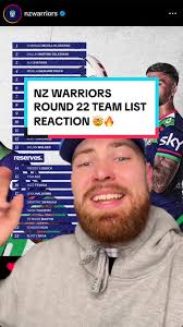 NZ Warriors Round 22 Team List Reaction! Can They Make the Finals?