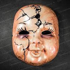 New Scary Baby Mask Creepy Face Chucky Halloween Costume Mask Horror Doll Mask Ebay