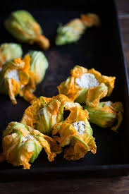 Jamie Oliver S Crispy Zucchini Flowers Stuffed With Spicy Ricotta Mint Recipe Squash Blossom Recipe Zucchini Flowers Jamie Oliver Recipes