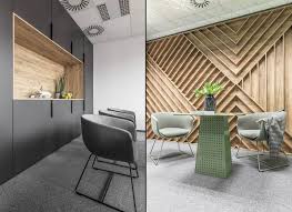 Metaforma Group Divided Individual Working Spaces With Veneered Open Work Sound Diffusers Office Furniture Design Unique Office Spaces Office Interior Design
