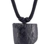 Amazon.com: Onesmek Raw Black Tourmaline Stone Necklace ...
