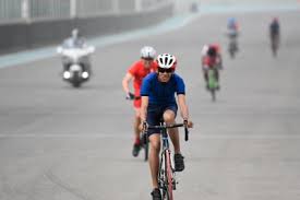 Special olympics surrey athletes celebrate. Cycling