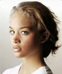 Beautiful brown hair by clayton jungle. There S Just Something About Blonde Hair And Blue Eyes On A Black Girl Mesmerized White Hair Color Mixed Hair Biracial Hair