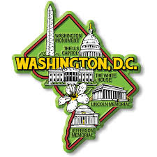 Последние твиты от visit washington, dc (@washingtondc). Washington D C Colorful State Map Magnet Ideaman Custom Magnets