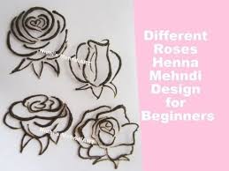My Henna Jagua Tattoo 8 Rose Youtube Rose Mehndi Designs Flower Henna Beginner Henna Designs