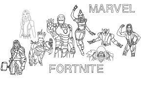 Fortnite coloring pages chapter 2 season 4. Coloring Page Fortnite Marvel Battle Pass Chapter 2 Season 4 13