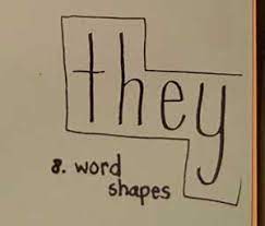 Learning How To Read By Memorizing Word Shapes