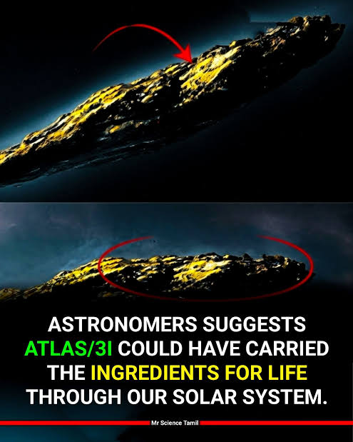 The interstellar object 3I/ATLAS is believed to have originated beyond our  Solar System, making it only the third known interstellar visitor ever  detected. Scientists suggest that objects like this may carry complex